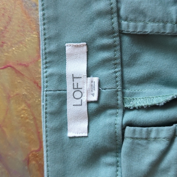 LOFT Riviera Light Green Shorts Size 4 - Picture 8 of 13